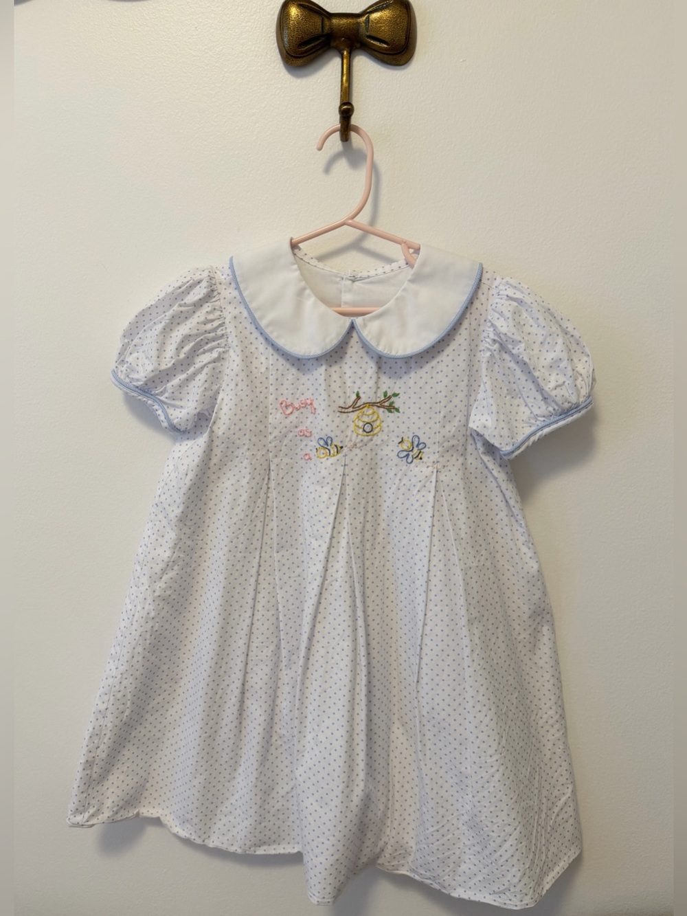 Remember Nguyen “Busy As a Bee” Collared Dress